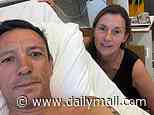 Frankie Dettori's wife Catherine rushes to his hospital bedside as he releases statement on car crash which saw him flipped upside down