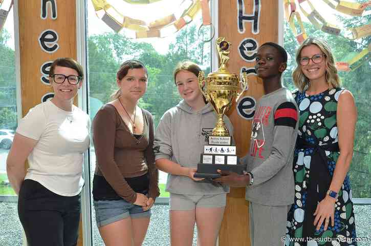Lansdowne Public School in Sudbury wins Bike to School Week Challenge