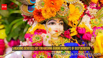 5 reasons devotees cry for Krishna during moments of deep devotion