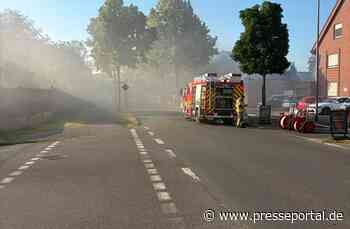 FW Gronau: Wohnhausbrand an der Nienborger Straße - Feuerwehr Gronau verhindert Schlimmeres