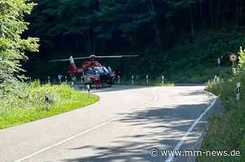 Rinnthal – 18-jähriger Motorradfahrer bei Unfall auf der B48 schwer verletzt – Rettungshubschrauber im Einsatz