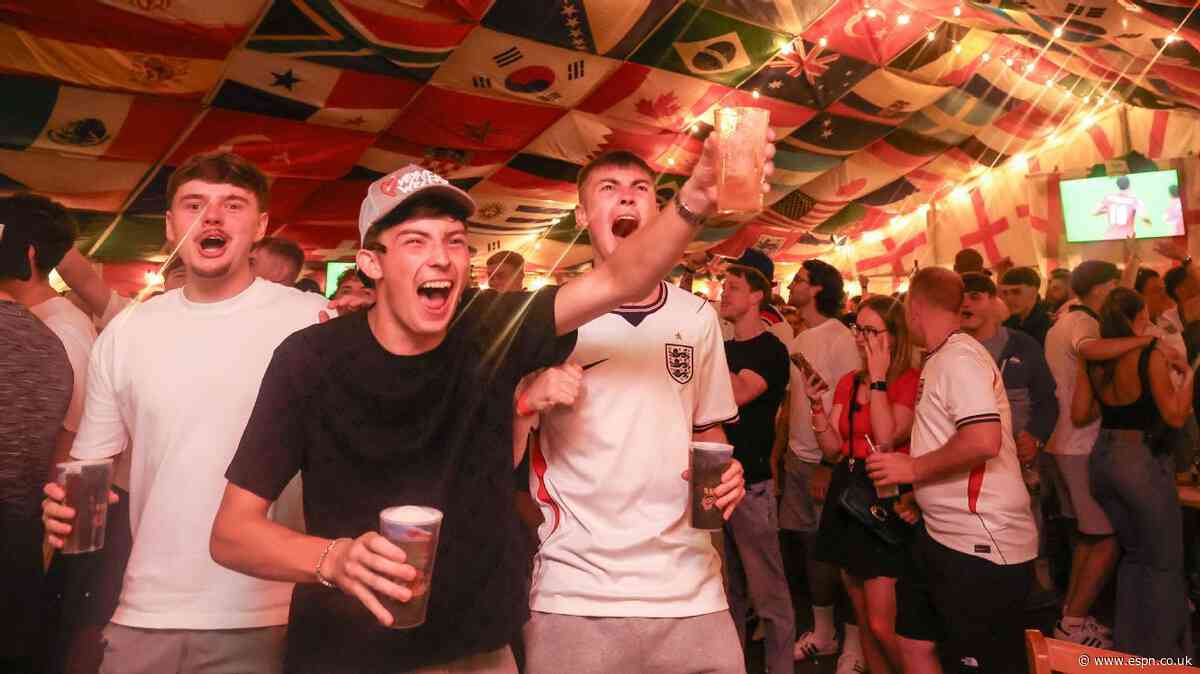 Extra time! Pubs to stay open to 5 a.m. for Englan...