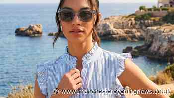 I found a flattering £22 office wear approved summer top that 'covers the tummy'