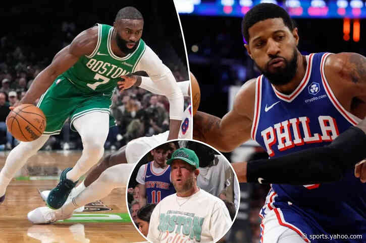 Dave Portnoy has outlandish NSFW reaction to Celtics adding Paul George in shocking Jaylen Brown trade