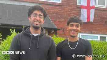 'Being called heroes after rescuing family from fire is a bit odd'