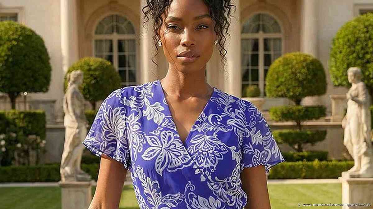 I found a 'slimming' £36 dress that 'won't crease' all day at summer weddings