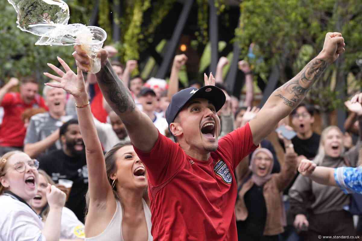 London's England bunk off: Poll reveals a third of fans to skip work on Monday to watch World Cup match against Mexico