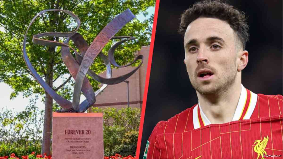 Liverpool onthult gedenkteken voor Diogo Jota en zijn broer vlak voor sterfdag