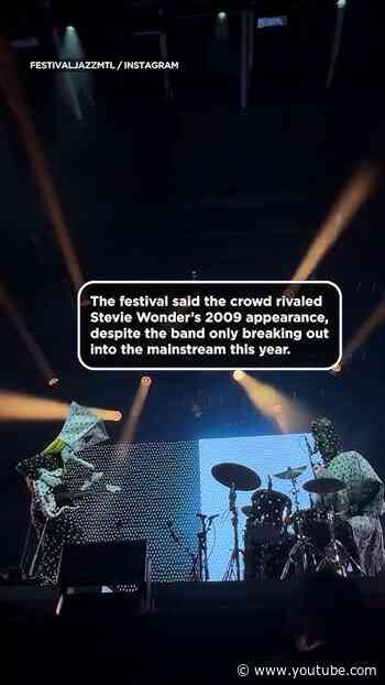 Angine de Poitrine drew the biggest crowd this festival has seen since 2009