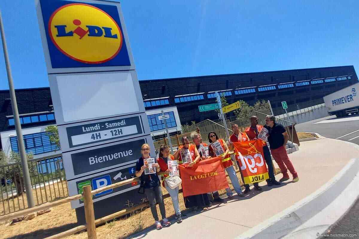 « Manque de personnels, charge de travail, pression et stress » : le syndicat CGT de l’enseigne Lidl a distribué des tracts près de Draguignan