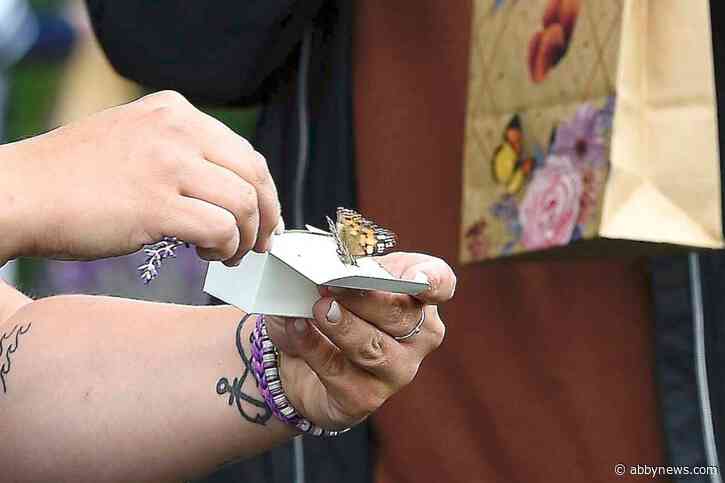 PHOTOS: Memorial butterfly release held in Abbotsford