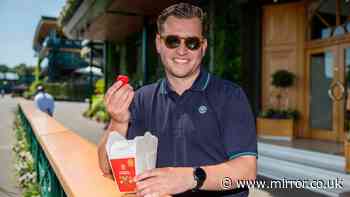 Wimbledon tennis stars eating strange meals including cake on pasta and sushi for breakfast