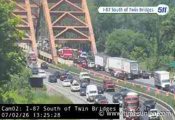 Northway reopens after crash on Twin Bridges closes highway