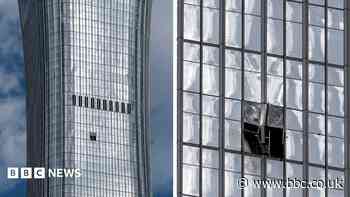 A plane crashed into a tower in Beijing but China is not saying what happened