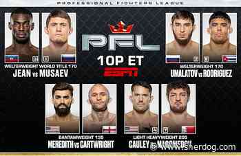 PFL locks down 11-bout lineup for Washington, D.C., card on July 25