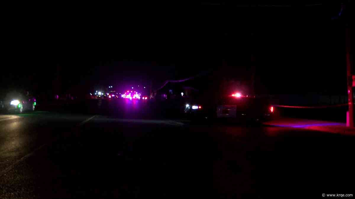 Bernalillo County Sheriff's Office investigates deadly crash involving vehicle, pedestrian