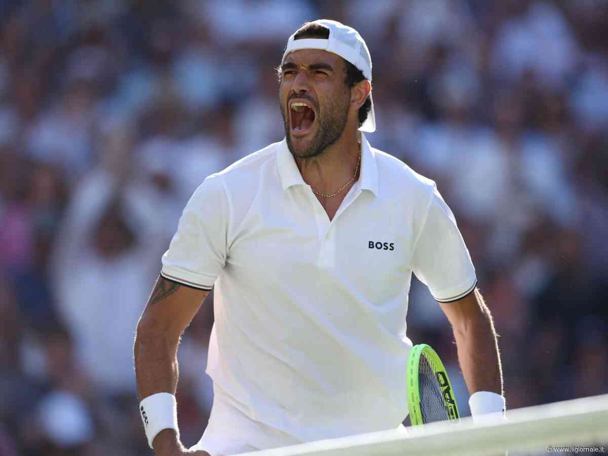 Wimbledon, Berrettini è straordinario: sconfigge Fils in 4 set e vola al terzo turno