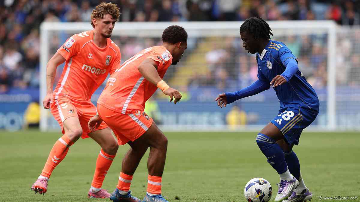 Man City hijack Arsenal's move for Jeremy Monga as they step up their bid to land Leicester's teen star with Gunners falling short of £10m price tag