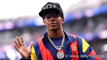Spain star Lamine Yamal shows off ANOTHER custom chain ahead of Austria clash as forward dresses to impress in Toronto