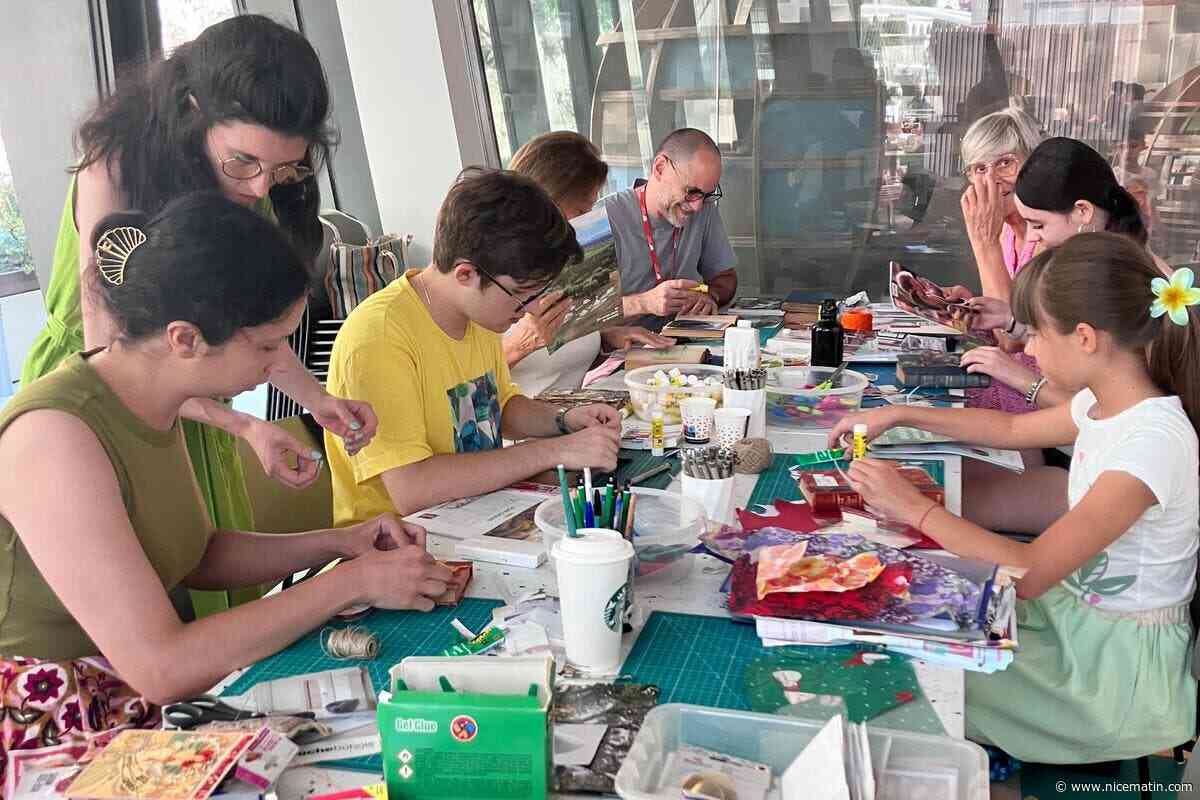 « C’est comme créer le CV artistique d’une personne » : un atelier de création à partir de livres anciens ouvre le festival Partir en livre à la médiathèque de Monaco