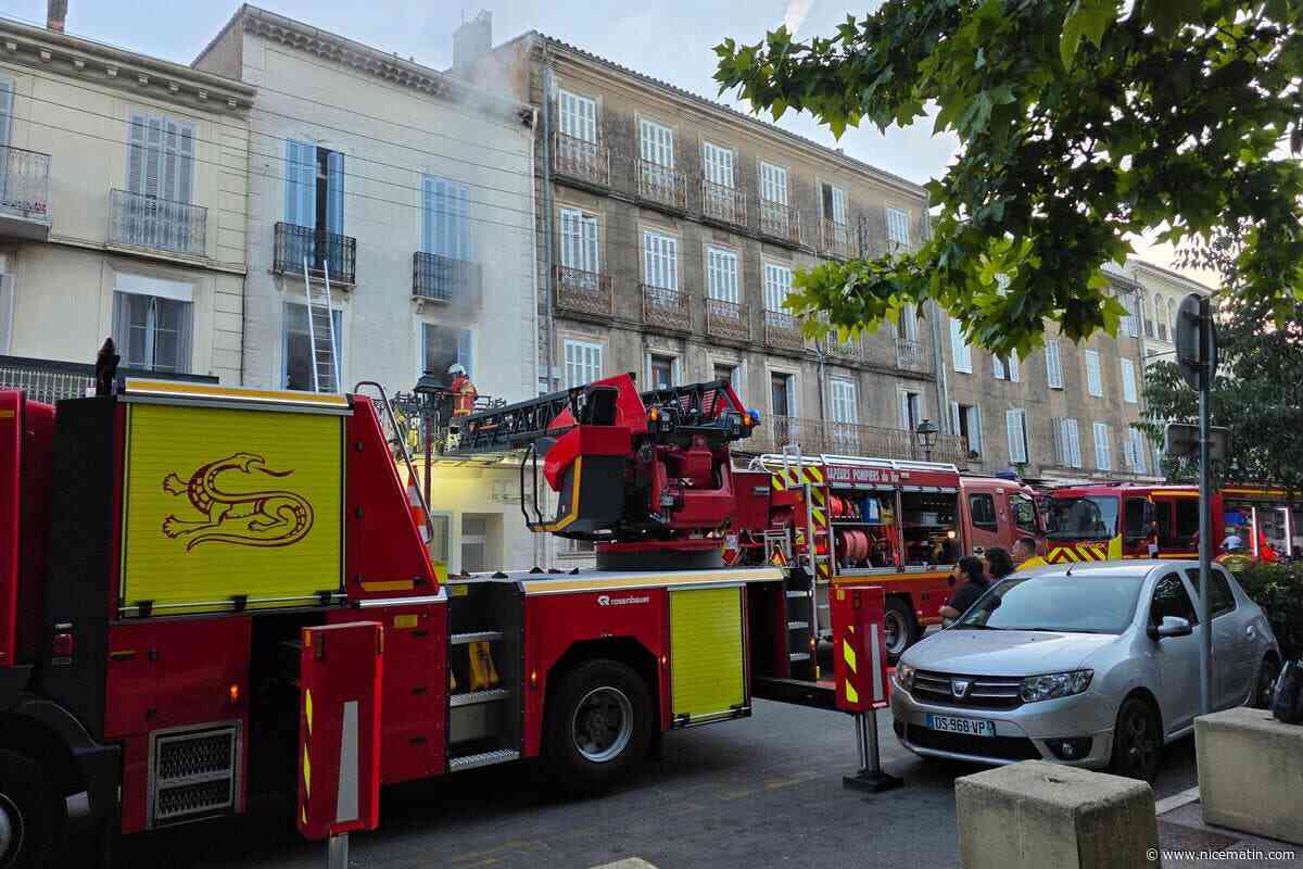 Un appartement s’embrase en plein centre-ville des Arcs-sur-Argens