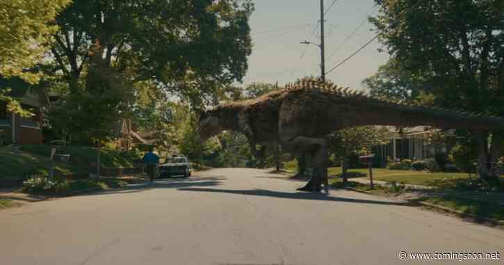 Dinosaurs Invade the Suburbs in Exciting New The End of Oak Street Posters
