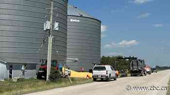 Rescue underway for person stuck in grain bin