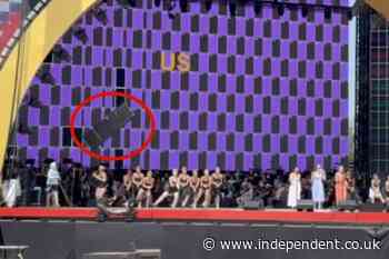 Trump’s Freedom 250 stage falls apart while dancers rehearse on it — with one piece narrowly missing a performer