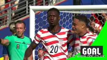 Balogun gives USA deserved lead over Bosnia