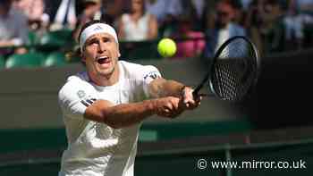 Wimbledon player allergic to grass addresses health