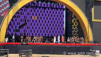 Stage falls apart at rehearsal for July 4 celebrations