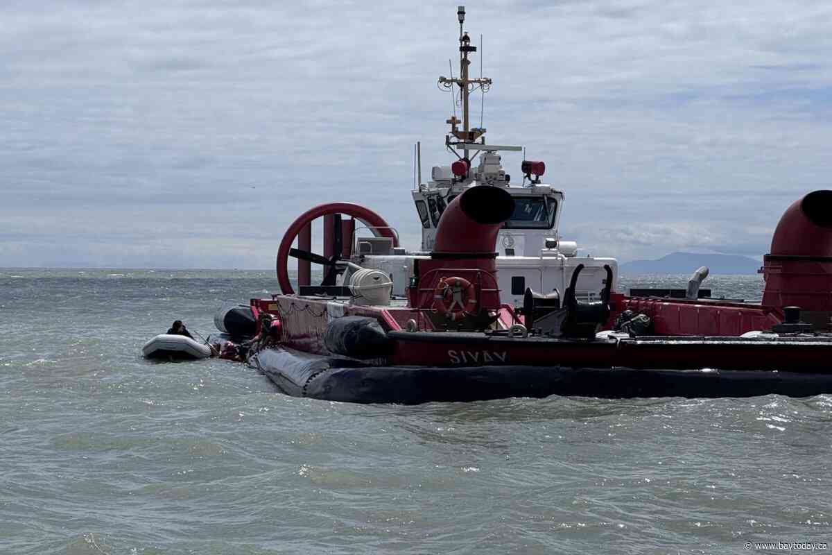 Sunk B.C. charter boat could take days to recover after it is found: police