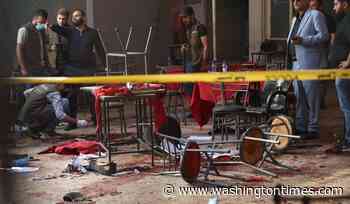 Explosive device goes off in cafe in Syria's capital, killing at least 9 people
