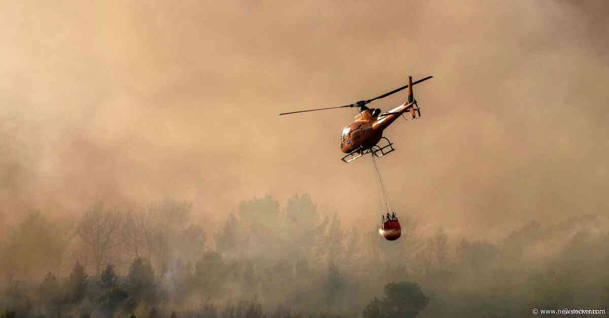 Duizenden mensen geëvacueerd vanwege grote natuurbrand in het zuiden van Frankrijk