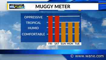 Heat and humidity relief coming in a few days
