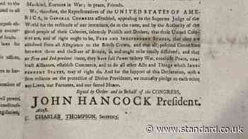 National Archives volunteer unearths 'vanishingly rare' copy of US Declaration of Independence