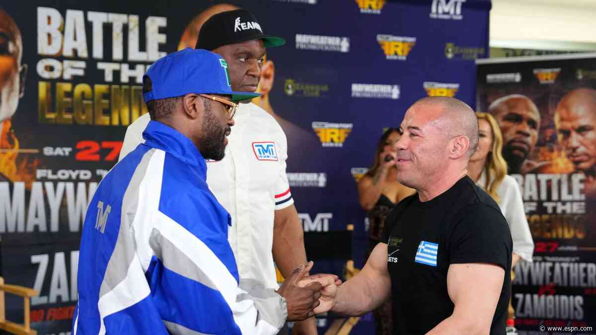 Mayweather-Zambidis OK'd as judge denies TRO