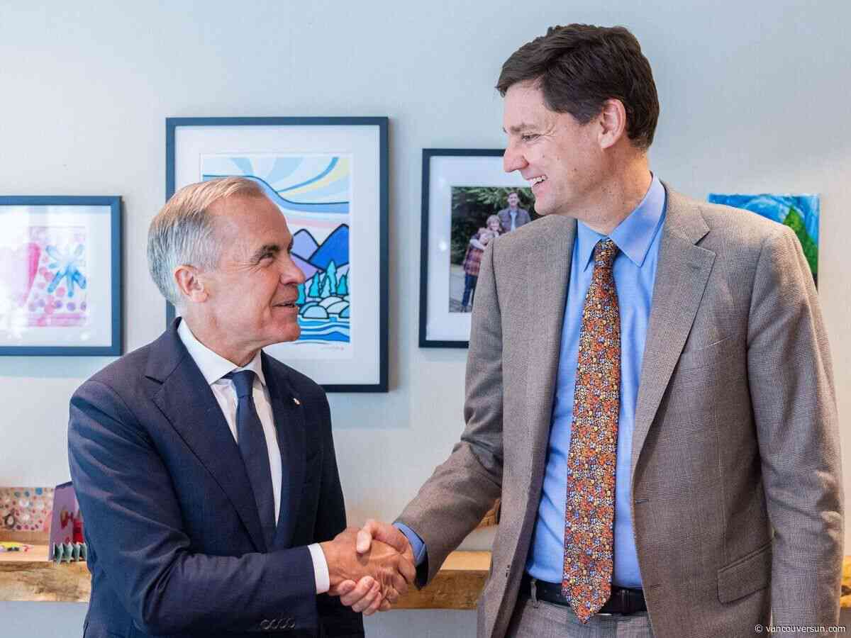 Vaughn Palmer: Big win for B.C. Premier David Eby in funding deal with Ottawa