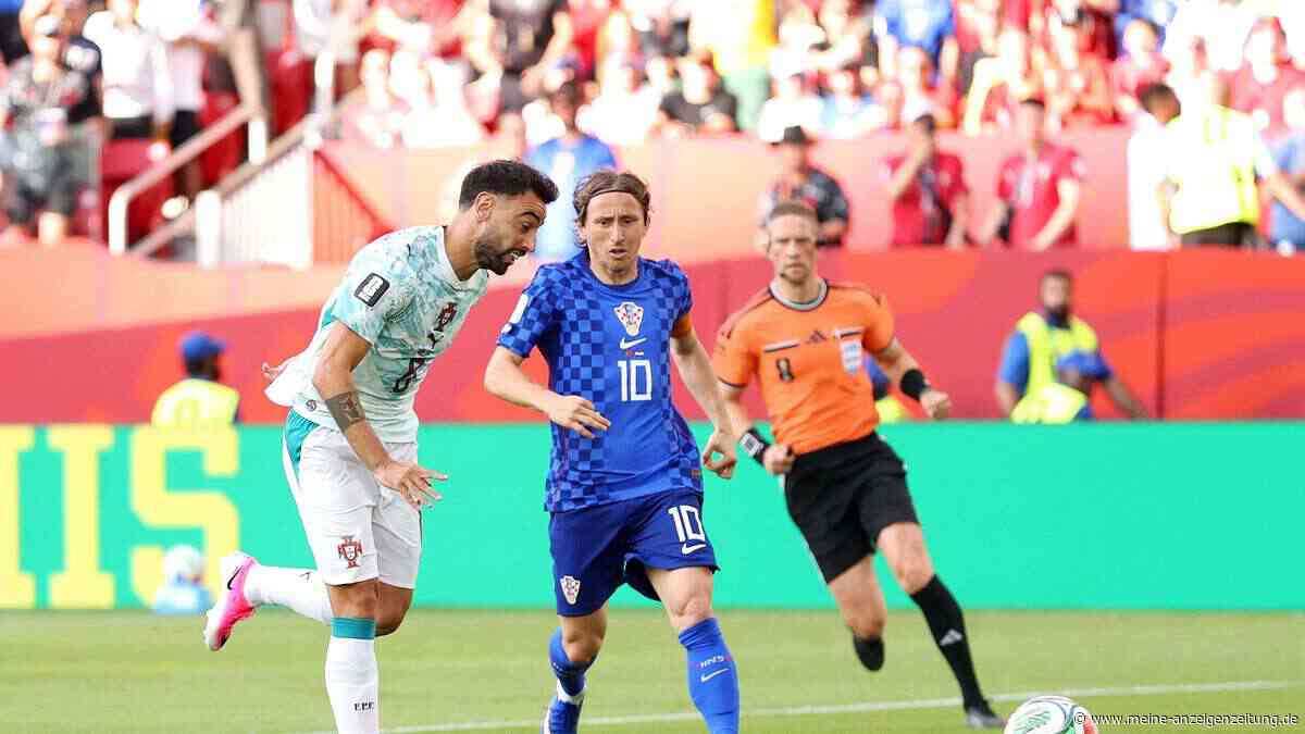 Portugal gegen Kroatien jetzt im Liveticker: Fernandes vergibt die Chance zur Führung