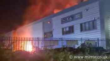 Tottenham fire LIVE: Huge smoke over Drumsheds as 100 firefighters rush to north London blaze