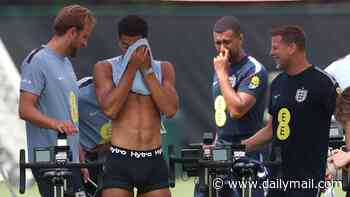 Hey Jude! Did you lose your shorts? England star dreams up novel way of coping with 33C heat...