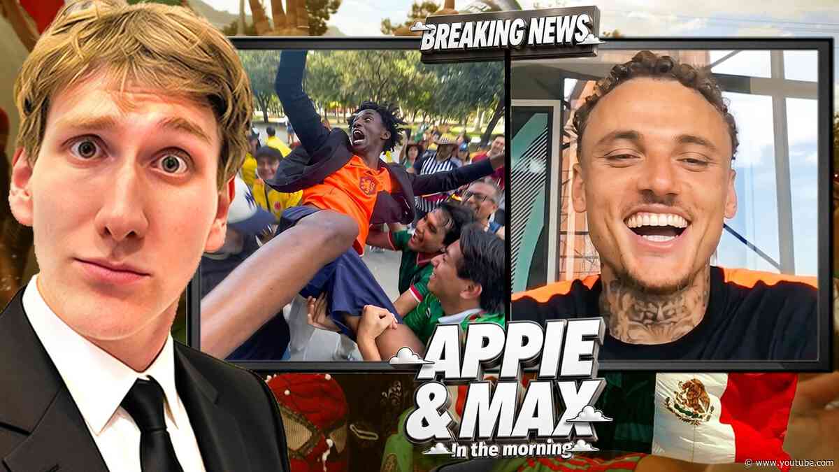 NOA LANG over MAROKKO, ORANJE TAKEOVER IN MONTERREY 🇲🇽 | APPIE & MAX IN THE MORNING EP7 🗞️🌇