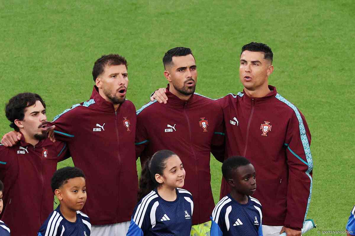 Diogo Jota given touching World Cup tribute during Portugal national anthem