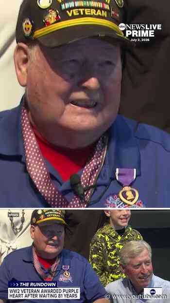 81 years after he was wounded in World War II, a Kentucky veteran received the Purple Heart