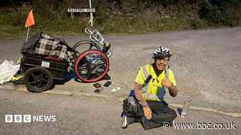 Pothole throws London man from wheelchair on charity ride