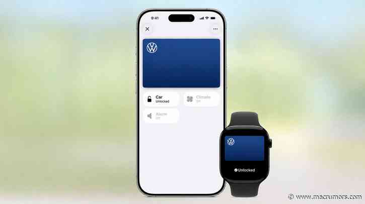 VW Planning to Offer Apple Wallet Car Keys on iPhone