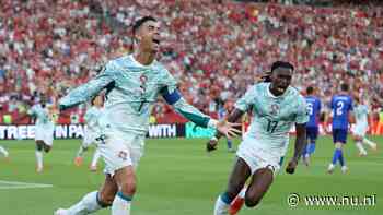 Scorende Ronaldo en Portugal na bizarre slotfase tegen Kroatië verder op WK