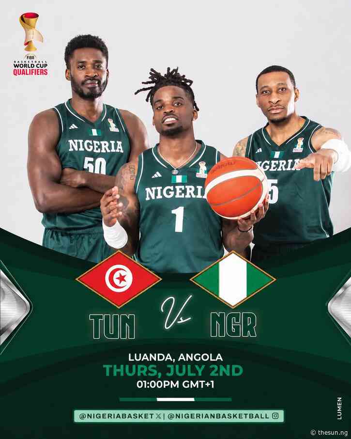 FIBA WCQ: Nigeria faces Guinea test after win against Tunisia