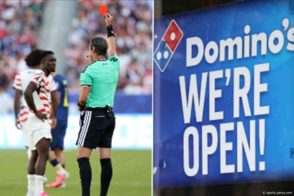 Upset about the US red card in the World Cup? Domino’s is here to help you cope