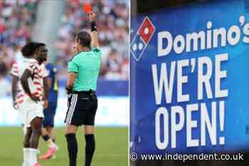 Upset about the US red card in the World Cup? Domino’s is here to help you cope